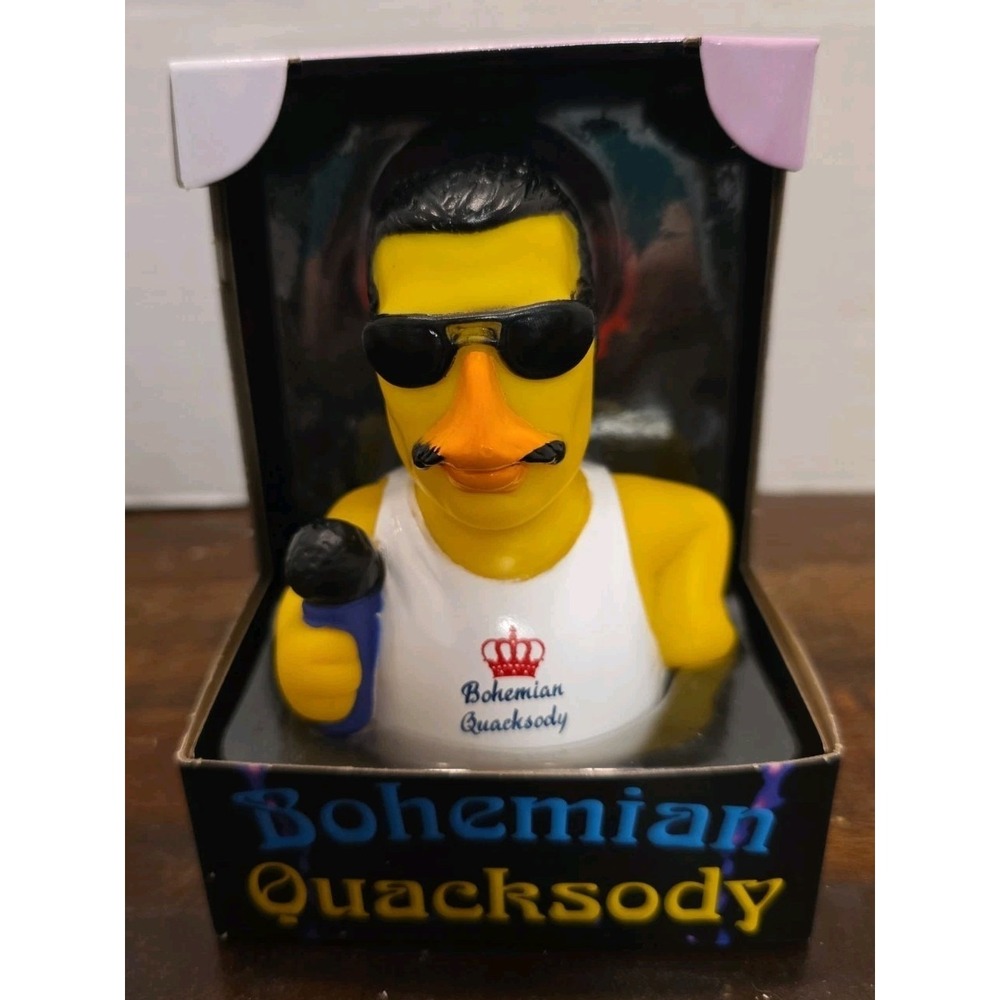 NEW Celebriducks Bohemian Quacksody Rubber Duck Collectible NIB